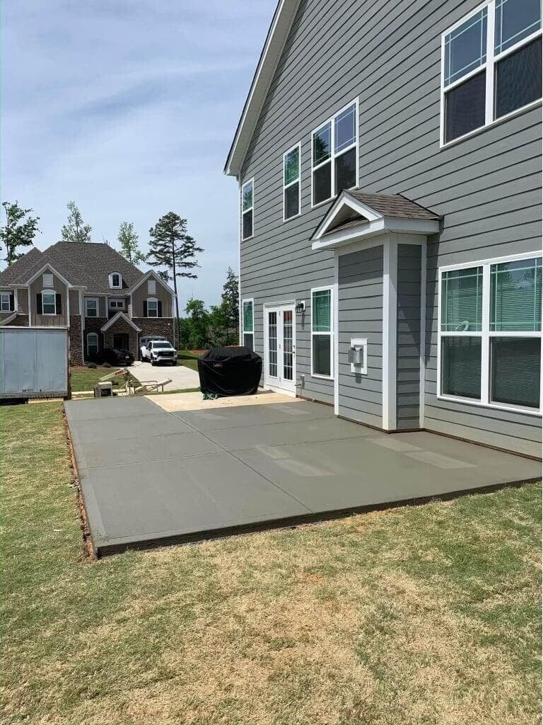 Concrete Patio Installation
